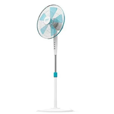 Cecotec Ventilatore a Piantana EnergySilence 500, 40 W, 5 Pale 40 cm di Diametro, Oscillante, 3 Velocità, Altezza Regolabile 110-130 cm, Motore in Rame, Silenzioso, Bianco