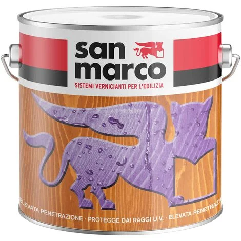 Marconol impregnante al solvente cerato noce chiaro lt 2,5 per legno
