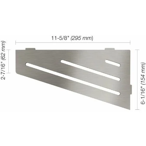 Mensola Wave 154x295 mm SHELF-E-S3