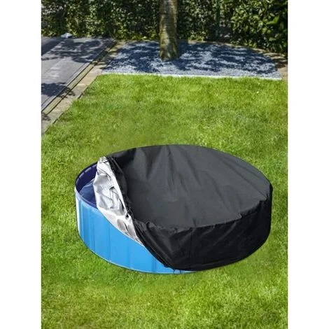 Telo di copertura rotondo per piscina - Telo protettivo impermeabile e antipolvere per piscine, spa e vasche da bagno, diametro: 82x30 cm