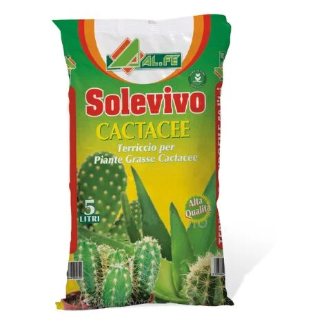 Alfe SOLEVIVO CACTACEE Terra terriccio substrato piante grasse 5 LT