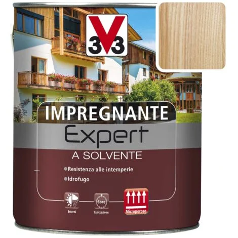 Impregnante Solvente 2,5 Incolore per Protezione Legno Esterno