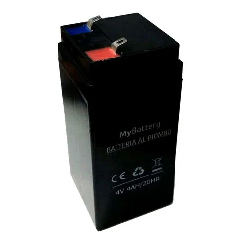 BATTERIA DI RICAMBIO AL PIOMBO RICARICABILE PER BILANCIA 40KG 4V 4AH
