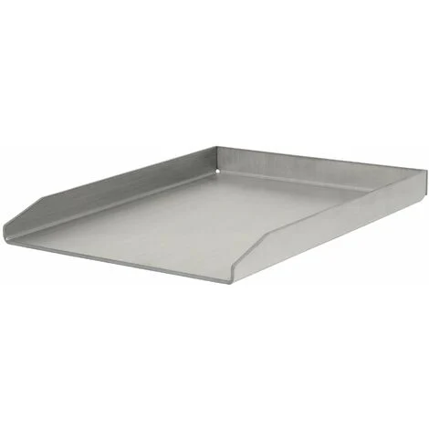 BBQ-Toro Piastra per grigliare in acciaio inox30 x 40 cmPlancha per grigliare a carbonella e a gas