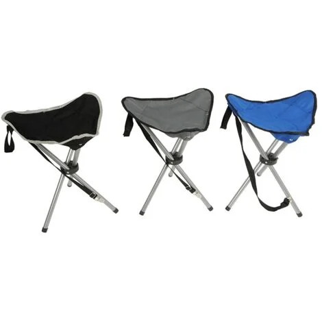 Sgabello da campeggio pieghevole 31x31x50 cm Colori assortiti Redcliffs