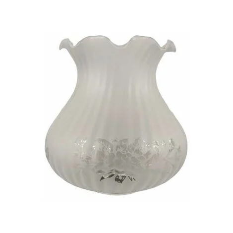 Paralume in vetro CRISTINA opaco 14x13cm bocca 5cm