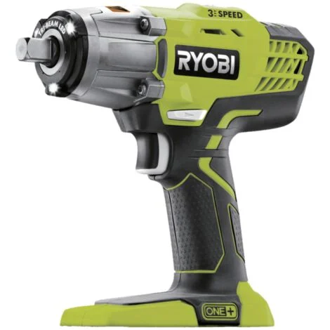 RYOBI - Avvitatore de Impatto Elettrico Senza Cavo 18V ONE+ 400Nm - 3 Velocità e 3 Coppie de Coppia - Accessorio -- Inverter -- Inverter -- Rotazione - R18IW3-0