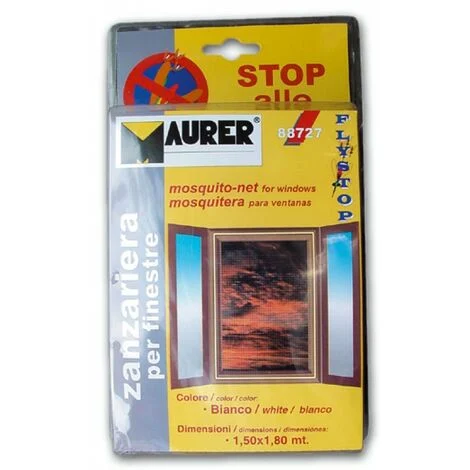 Kit zanzariera per finestre Maurer Black 150x180 cm