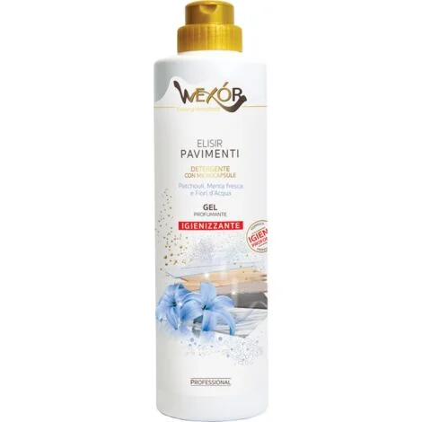 DETERGENTE GEL ELISIR PAVIMENTI FIORI D'ACQUA 750ML IGIENIZZANTE