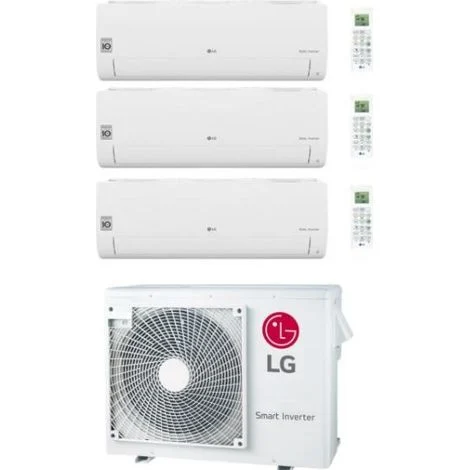 Climatizzatore Condizionatore LG Trial Split Inverter Libero Smart 7+9+12 CON MU3R19 R-32 - 7000+9000+12000
