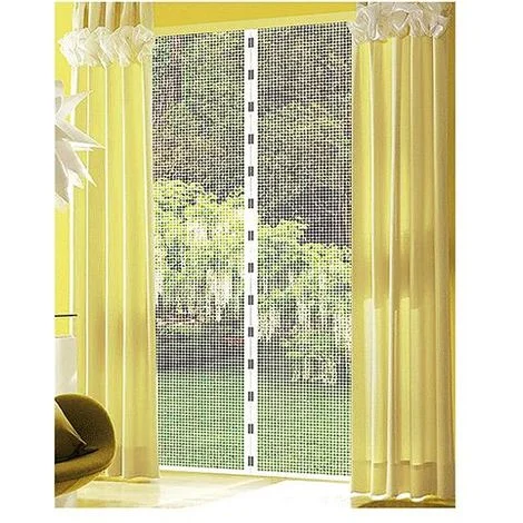 Zanzariera In Poliestere Per Porte Con Magneti Cm 130 X 230 - Col. Nero