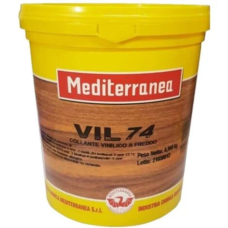 Colla vinilica a freddo vil74 della icm 4,800 kg vinavil per legno carta sughero