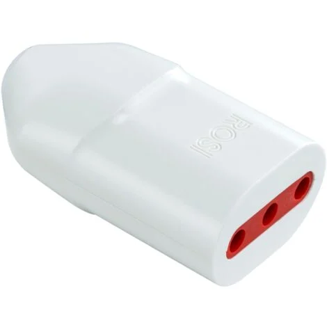 Presa 10A 2P+T, bianco, serie Emilia Specialist - Rosi RS9704B
