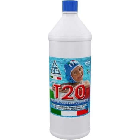 Antialga Liquido per Piscine T19 1 Lt CAG CHEMICAL - Azione Concentrata