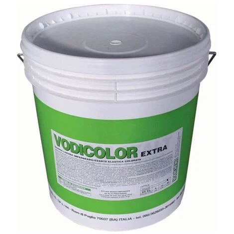 Guaina liquida impermeabilizzante grigio extra per cemento, intonaco e coperture bituminose -5 kg