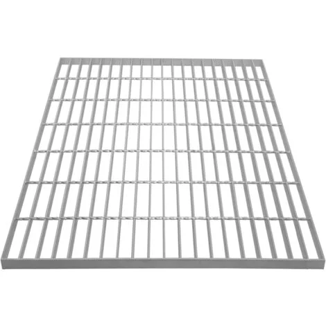 Griglia zincata del pavimento passerella pannello di drenaggio grondaia sfiato acciaio resistente alle intemperie zincato 700mm x 700mm x 30mm 4mm spessore del metallo 700kg capacità di carico