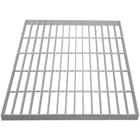 Griglia zincata del pavimento passerella pannello di drenaggio grondaia sfiato acciaio resistente alle intemperie zincato 500mm x 500mm x 30mm 4mm spessore del metallo 250kg capacità di carico