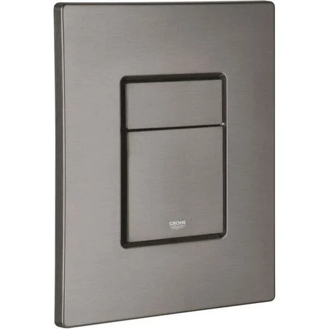 Placca di comando per WC, compatibile con Grohe Skate Cosmopolitan – pulsante di scarico, grafite spazzolata dura 38732AL0