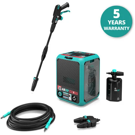 ARXP Idropulitrice BOX5 160DTS Compatta, per Auto ed Esterni Casa, con Doppia Pompa (2700 W, 160 bar, 850 l/h)