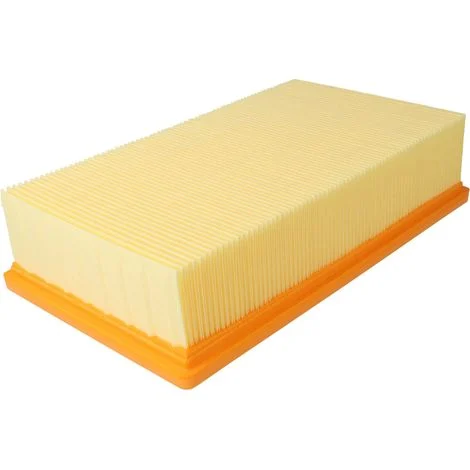 vhbw 1x filtro a pieghe piatte compatibile con Würth ISS 45-M, ISS 35, ISS 35-S, ISS 55-S aspirapolvere - Elemento filtrante