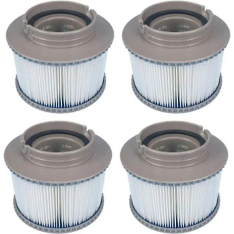 Filtro di ricambio per MSpa FD2089, pompa a cartuccia filtrante per piscina, sub termale e spa, 4 pezzi