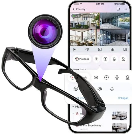 Mini telecamera negli occhiali MG04 WiFi