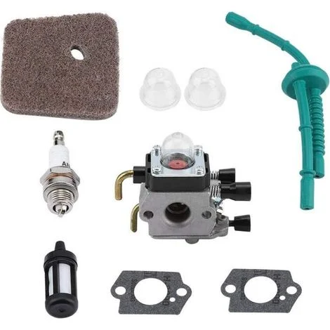 Carburatore per STIHL FS55 FS55R FS55RC FS38 KM55 HL45 KM55R – Materiale metallico di alta qualità – Installazione semplice – Ricambio ad alte prestazioni – Crezuo