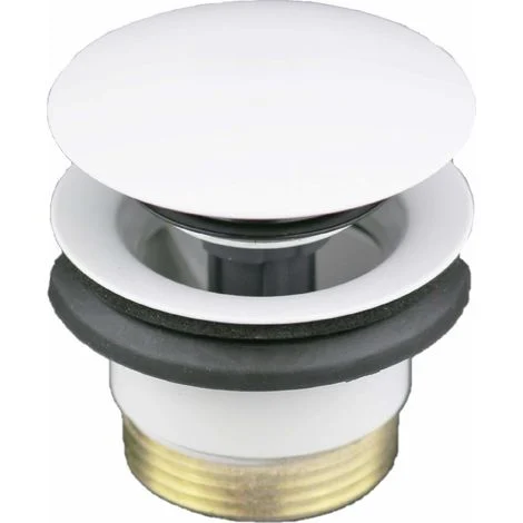 Piletta di scarico clic-clac colore bianco opaco Gattoni 1510/00BOBianco opaco