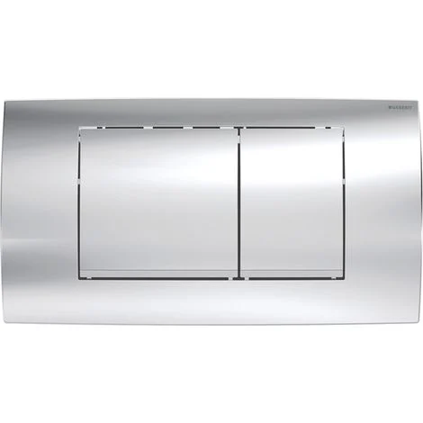Placca di comando Geberit twinline30 finitura cromo lucido 115.899.KH.1
