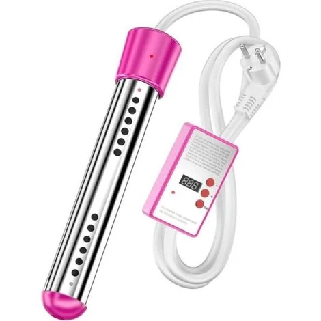 Riscaldatore a immersione da 3000 W, riscaldatore per piscina con timer di spegnimento automatico, riscaldatore elettrico portatile in acciaio inossidabile per piscine