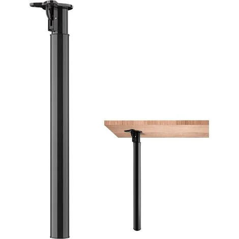 Gambe per mobili, gambe pieghevoli per tavoli, gambe di supporto regolabili, gambe pieghevoli per tavoli, supporto per tavolo regolabile in altezza per tavolo, letto, divano, camper (55-85 cm)
