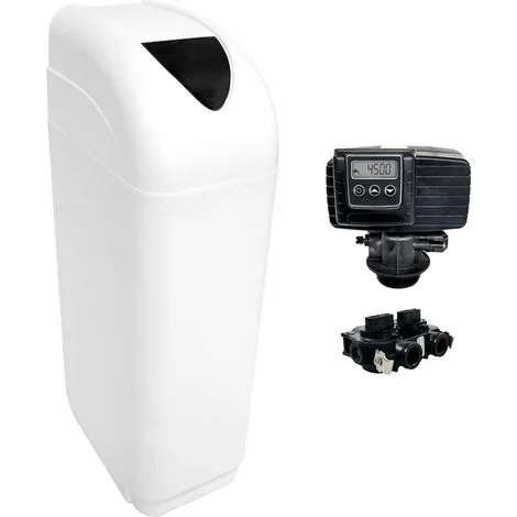 Addolcitore D'acqua 16l Valvola Fleck 5600 Sxt Vassoio Bianco
