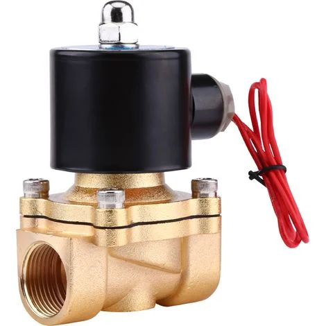 Jeffergarden Valvola Elettromagnetica NC 3/4" Portatile, per Olia Aria Gas Acqua