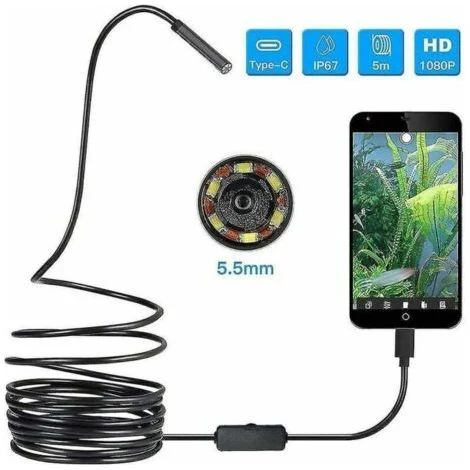 Endoscopio wireless con telecamera di ispezione WiFi HD 1080p