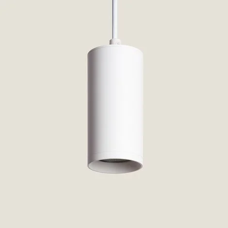 Lampada a Sospensione Metallo Quarzo Bianco