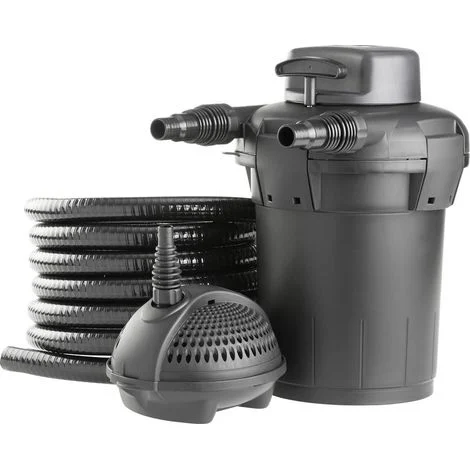 Pontec 50753 Pondopress 5000 KIT filtri con sterilizzatore UVC