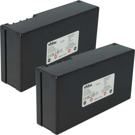 vhbw 2x batteria compatibile con Ambrogio L30 Elite, L30, L 30e Lite, Alex, L20, L30 Basic, L 20, L 30 deluxe rasaerba 2300mAh 25,2V Li-Ion
