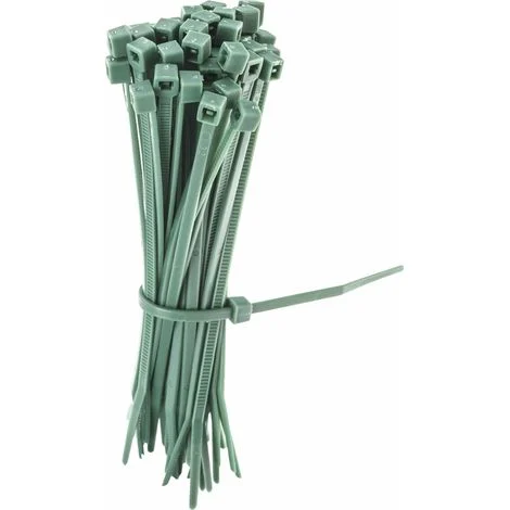 50 FASCETTE UNIVERSALI 10CM VERDE TENAX GIARDINO
