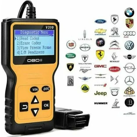 Strumenti di scansione diagnostica per auto Lettore per auto Legge e cancella i codici di errore del motore Rileva
