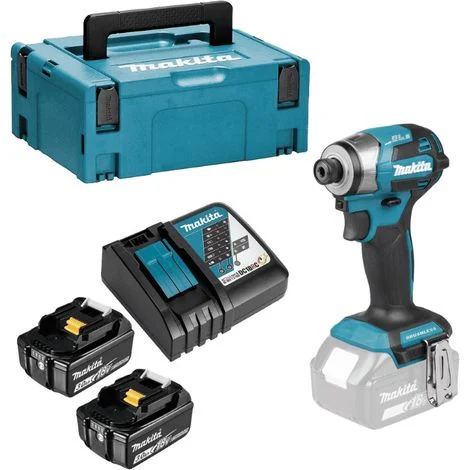 Makita DTD173RTJ Avvitatore a Impulsi Brushless 18V con 2 Batterie 5,0Ah e Caricatore