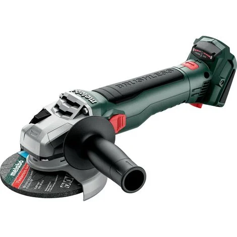 Smerigliatrice angolare a batteria Metabo W 18 LT BL 11-125 senza batteria e caricabatterie in scatola