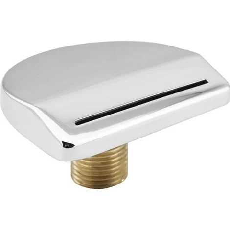 Fontana a cascata da 1 pezzo con uscita acqua semicircolare per piscina, patio, spa, vasca da bagno