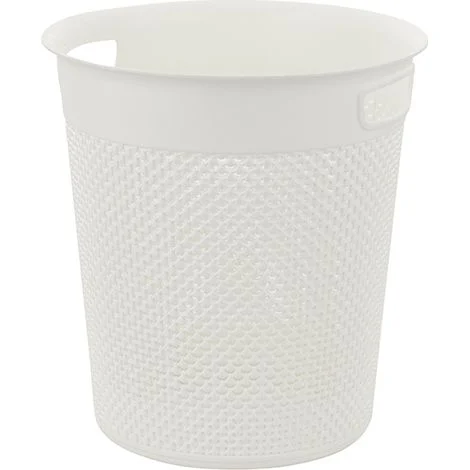 CESTINO ROTONDO IN PLASTICA PER LAVAGGIO 28X30CM 12L GRIGIO