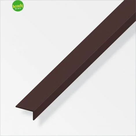 Profilo angolare Alfer Aluminium pvc marrone 19x28mm lungh. 1m