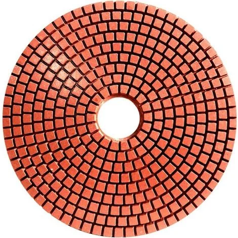Dischi diamantati per lucidatura da 6 pollici (150 mm), dischi abrasivi flessibili per uso a secco/umido per cemento, granito, marmo, grana 30-3000, grana 50 -Crezuo