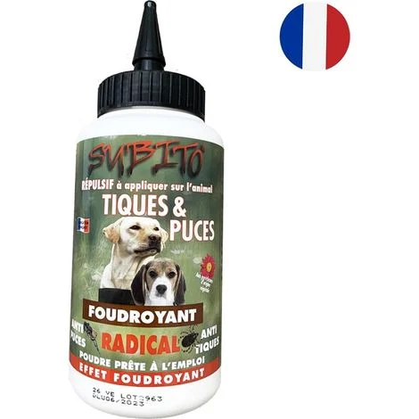 Repellente per zecche e pulci 500g Subito