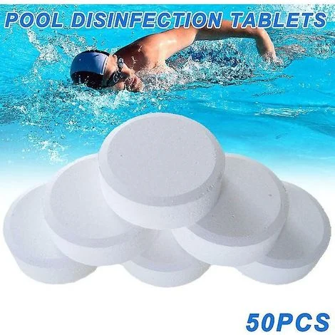 50 pastilles de chlore multifonction désinfection instantanée pour baignoire piscine Spa-ksize