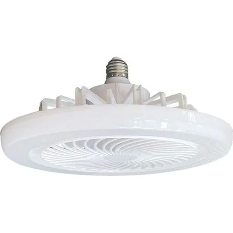Ventilatori da soffitto con luci e telecomando, ventilatore da incasso, moderno senza pale a basso profilo per camera da letto