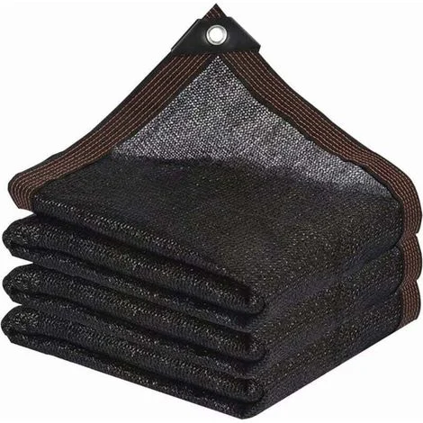 Vela ombreggiante traspirante in HDPE 4x8 m, protezione UV 90-95% per giardino e patio, rete di protezione solare