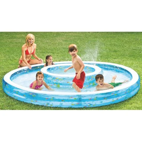 Intex PISCINA TONDA GONFIABILE BABY FISH DOUBLEcm. 279x36 h (lt. 990+232)